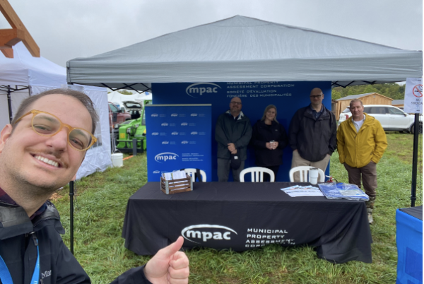 MPAC booth and staff at the international plowing match 2022