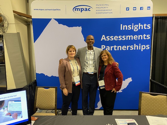 Pictured: Members of our Municipal and Stakeholder Relations team at the Municipal Finance Officers Association (MFOA) Conference.